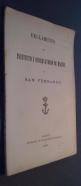 Reglamento del Instituto y Observatorio de Marina. Centro de agujas magnéticas. Reglamento para el servicio del Centro de Meteorología Marítima