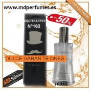 Oferta Perfume hombre N163 DULCE GABAN TE ONES