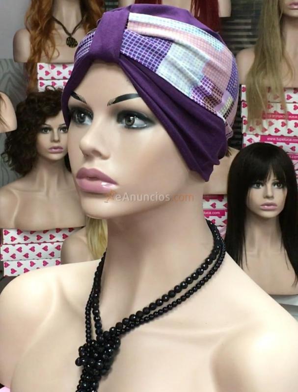 Turbantes Algodón Certificado Gots para uso Oncológico