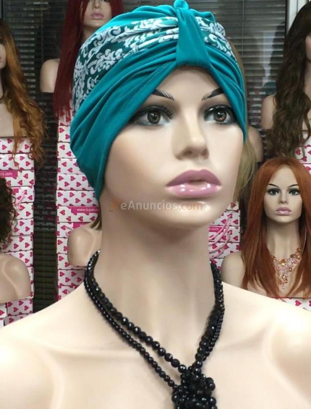 Turbantes Algodón Certificado Gots para uso Oncológico