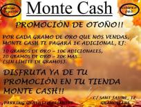 1€ mas por cada gramo de oro que nos vendas