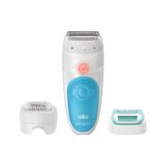 Braun 5-610 silk epil 5 blanco azul depiladora femenina
