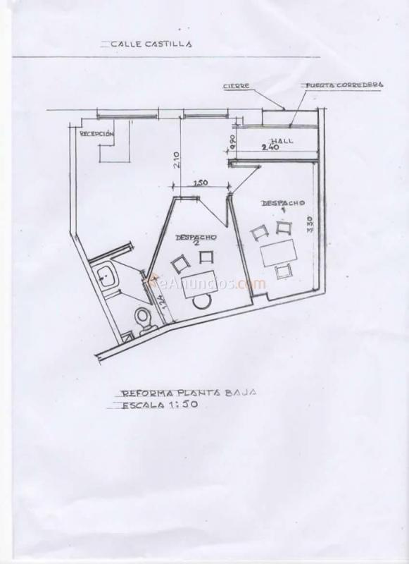alquiler LocalConsultaOficin CCastilla-Bellas Vistas