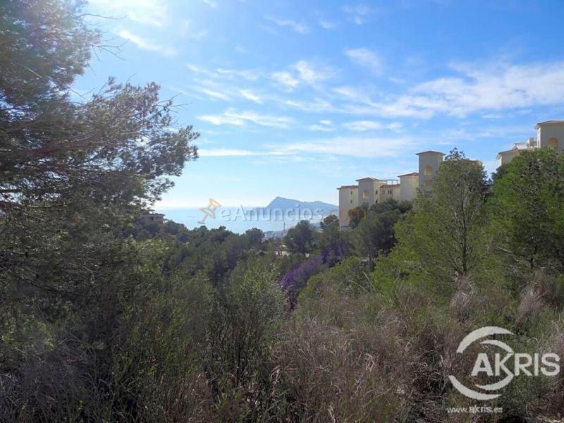 PARCELA CON VISTAS AL MAR EN ALTEA HILLS