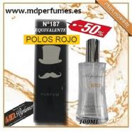 Oferta Perfume Alta Gama Equivalente Hombre POLOS ROJO
