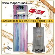 Oferta 10€ Perfume Mujer LANGOSTEN 12 FRANCHEL POUR