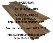 montador de suelos maderas laminados