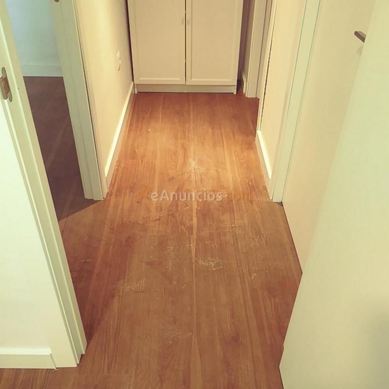 montaje de suelos de maderas laminados