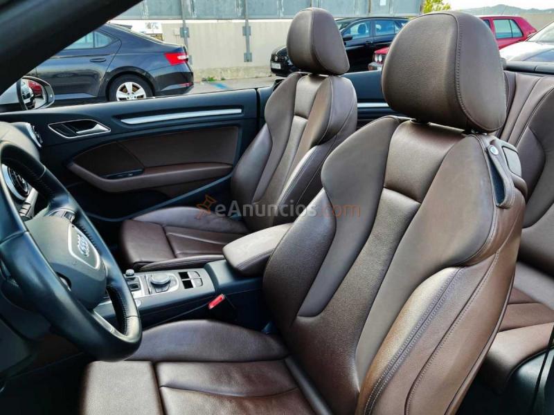 Audi A3 Cabrio 1.4 TFSI STRONIC con CUERO COMPLETO, NAVEGADOR...