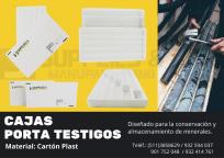 Cajas porta testigo para industria minera