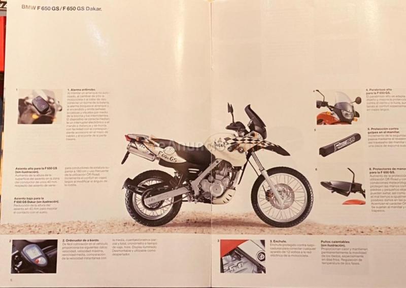 Catálogo accesorios motos BMW 650GS DAKAR