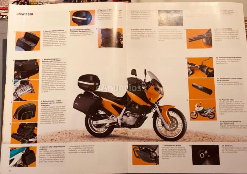 Catálogo accesorios motos BMW 650GS DAKAR