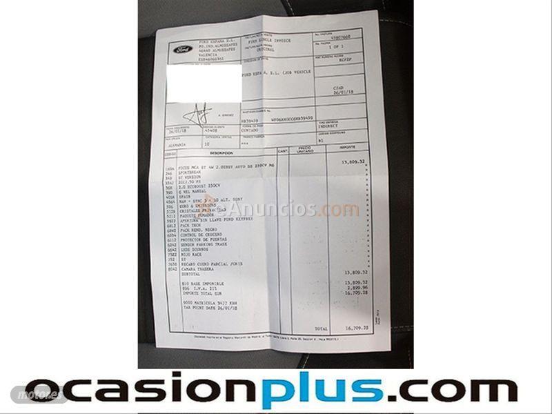 Ford Focus 2.0 EcoBoost ASS 184kW ST Sportbreak de 2017 con 47.286 Km por 25.500 EUR. en Castellon