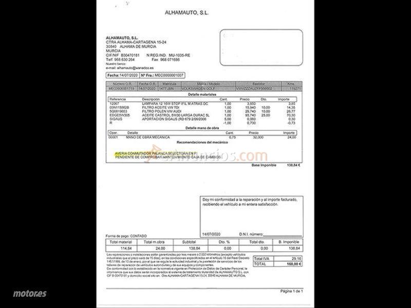 Volkswagen Golf Variant Advance 2.0 TDI 150cv BMT DSG de 2015 con 140.111 Km por 11.790 EUR. en Castellon