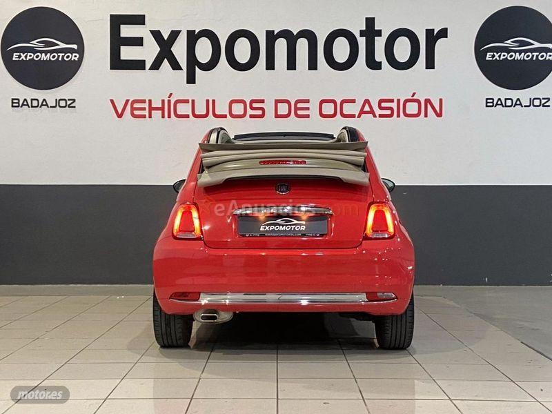 Fiat 500C Lounge 1.2 8v 51KW 69 CV de 2018 con 54.500 Km por 12.900 EUR. en Badajoz