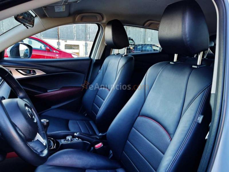 Mazda cx-3 1.5d skyavtiv luxury con cuero completo, cámara trasera, bluetooth...