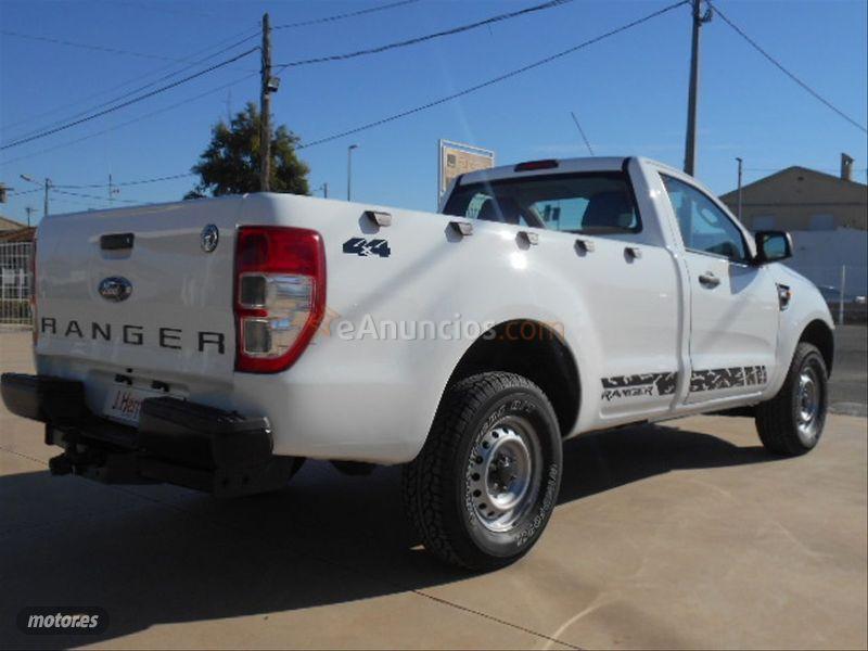 Ford Ranger 2.2 TDCi 150cv 4x4 Cabina Sencilla XL de 2015 con 101.000 Km por 18.500 EUR. en Murcia