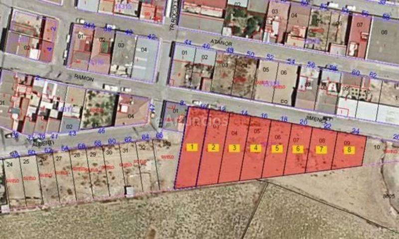 1 terreno urbano de 2221 m2. Uso residencial. máximo 8 viviendas