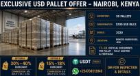 Venta  adquisición de palés de dólares estadounidenses